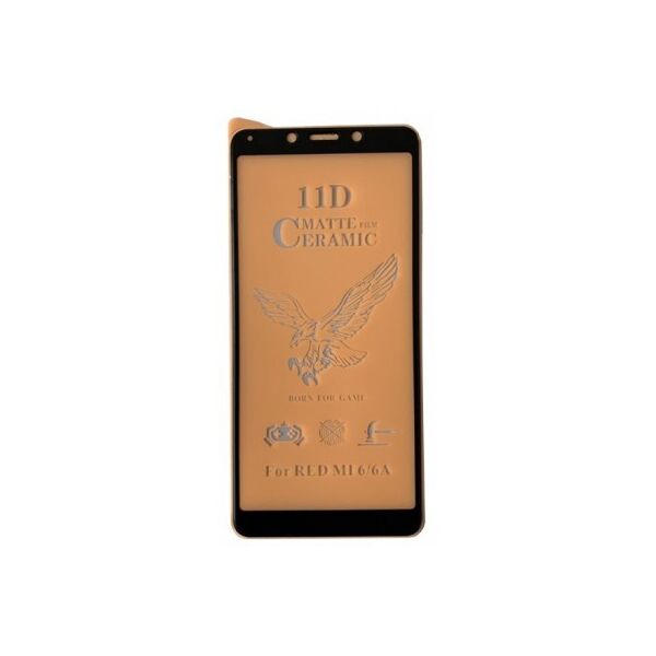 

Защитное гибкое стекло Matte Ceramic Glass 11D для Xiaomi Redmi 6/6A Black