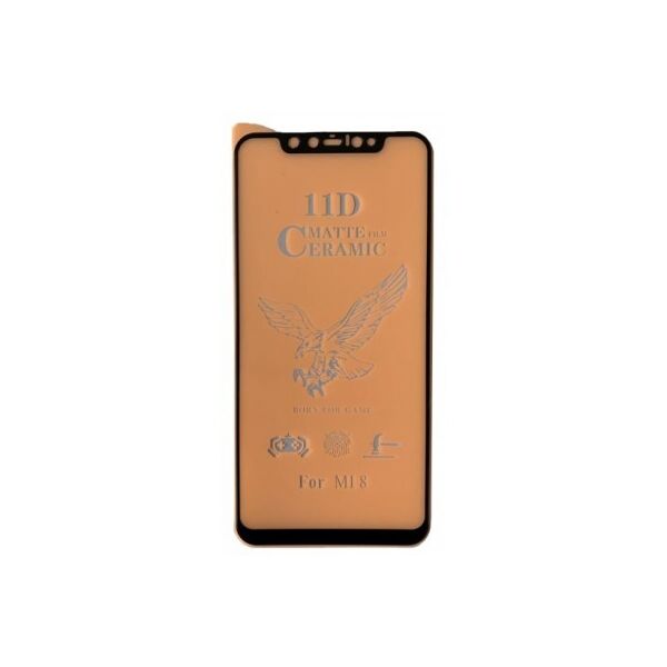 

Защитное гибкое стекло Matte Ceramic Glass 11D для Xiaomi Mi 8/ Mi 8 Pro Black