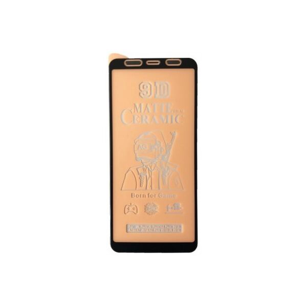 

Защитное гибкое стекло Matte Ceramic Glass 9D для Samsung Galaxy A750 (A7 2018) Black