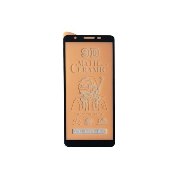 

Защитное гибкое стекло Matte Ceramic Glass 9D для Samsung Galaxy A02S (A025) Black