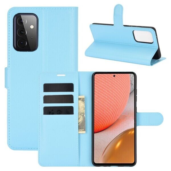

Чехол-книжка Deexe Book Type для Samsung Galaxy A72 (А725) - Blue