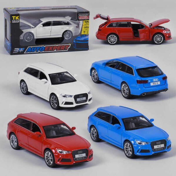 

Машина 81432 (72) "Auto Expert", 3 цвета, свет, звук, инерция, открываются двери, в коробке