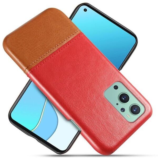 

Защитный чехол KSQ Dual Color для OnePlus 9 - Red / Khaki