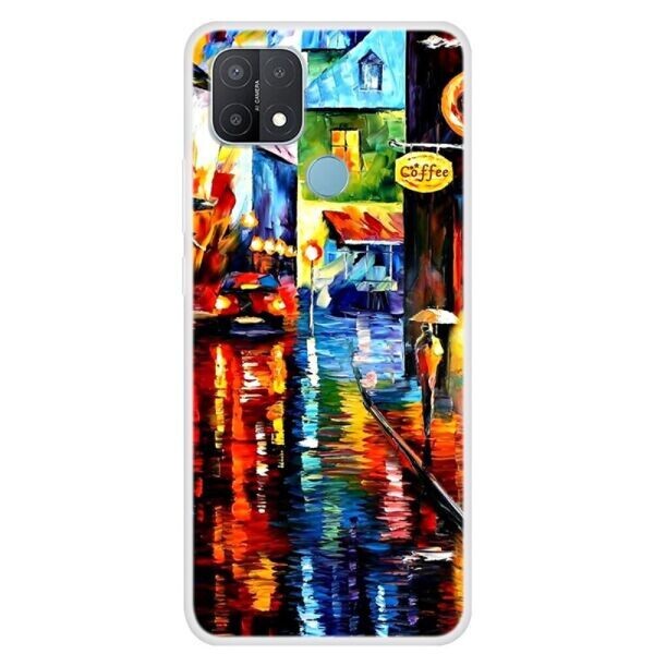

Силиконовый (TPU) чехол Deexe Life Style для OPPO A15 - Street