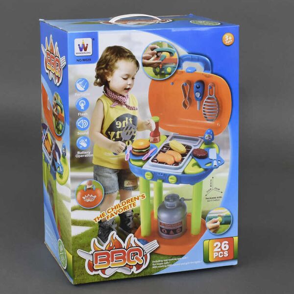 

Игровой набор W 029 "Барбекю" (12) свет, звук, в коробке