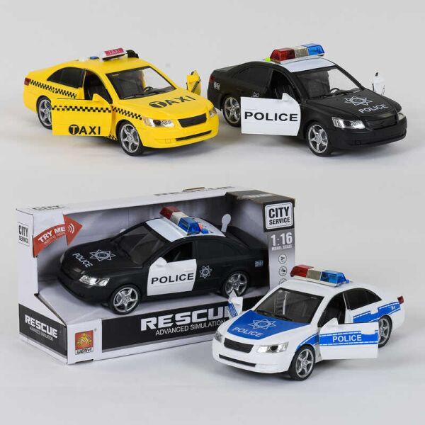 

Машина WY 560 A/ WY 560 B/ 560 С (36) 3 вида, свет, звук, в коробке