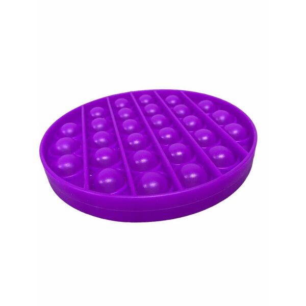 

Іграшка антистрес пупиришки Pop It Силікон круг Purple