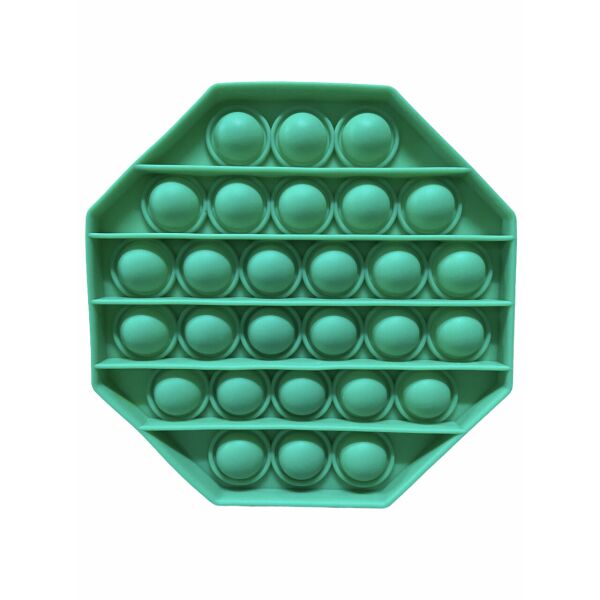 

Іграшка антистрес пупиришки Pop It Силікон octahedron Turquoise