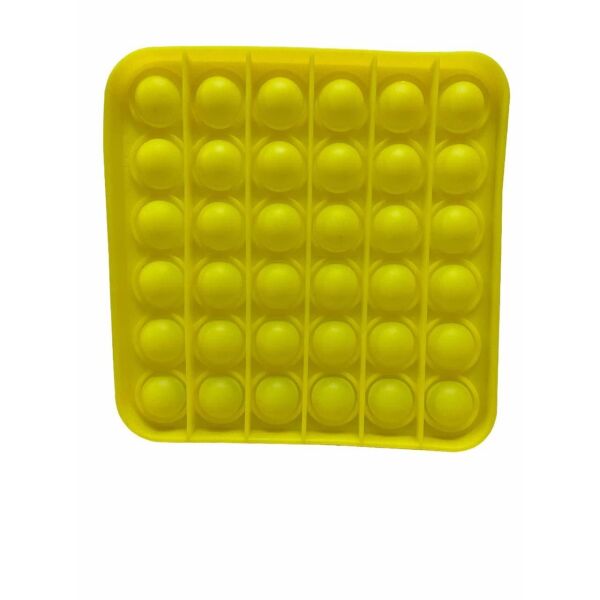 

Іграшка антистрес пупиришки Pop It Силікон square Yellow