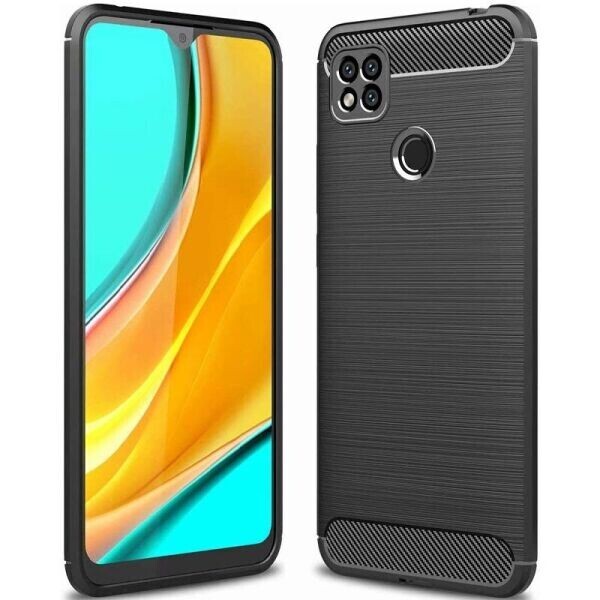 

Защитный чехол UniCase Carbon для OPPO A15 / A15s - Black