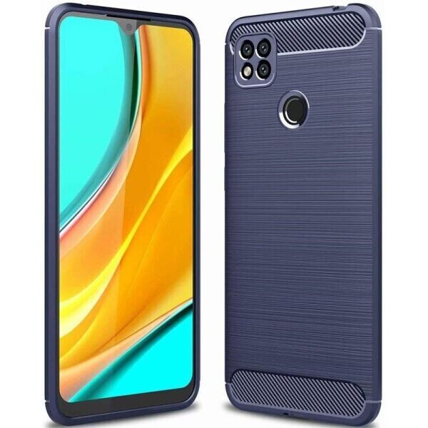

Защитный чехол UniCase Carbon для OPPO A15 / A15s - Blue