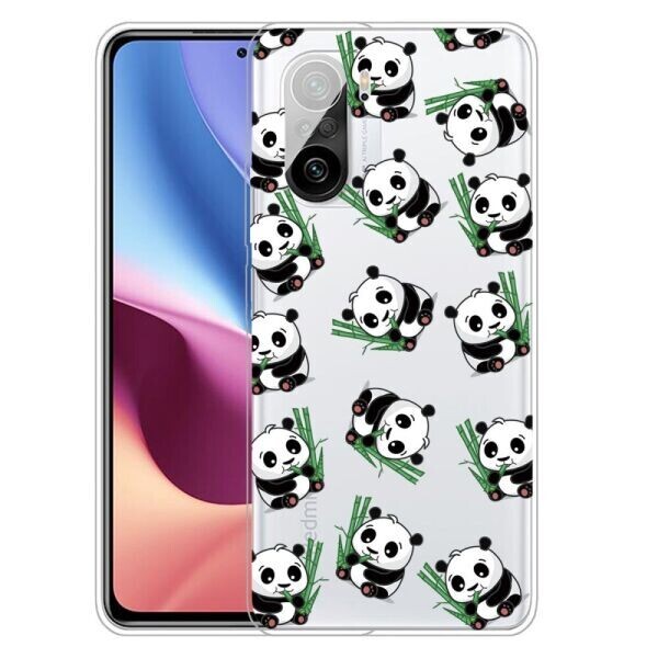 

Силиконовый (TPU) чехол Deexe Pretty Glossy для Xiaomi Poco F3 / Redmi K40 / Redmi K40 Pro - Pandas