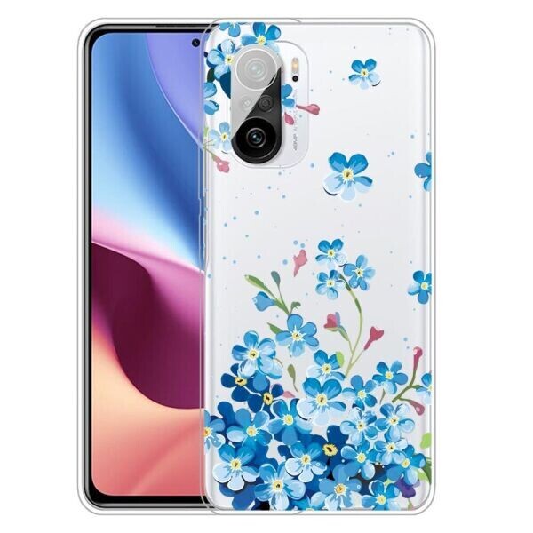 

Силиконовый (TPU) чехол Deexe Pretty Glossy для Xiaomi Poco F3 / Redmi K40 / Redmi K40 Pro - Beautiful Flower