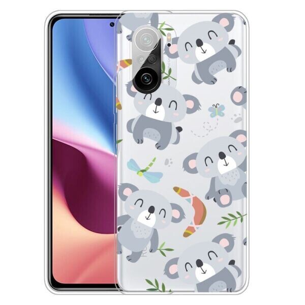 

Силиконовый (TPU) чехол Deexe Pretty Glossy для Xiaomi Poco F3 / Redmi K40 / Redmi K40 Pro - Bear