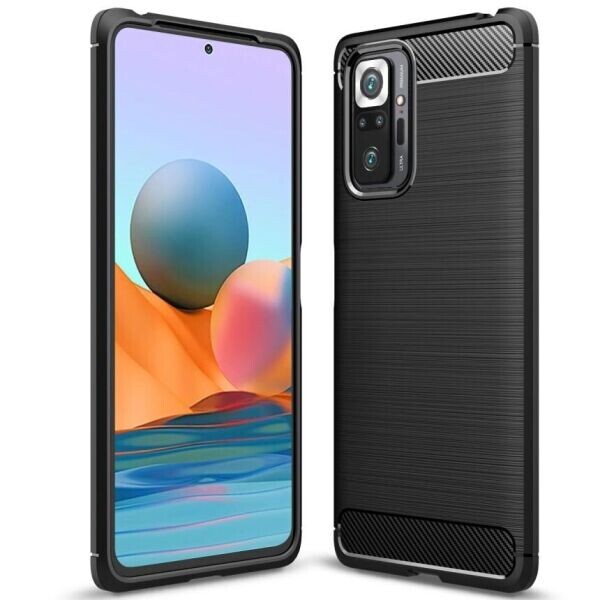 

Защитный чехол UniCase Carbon для Xiaomi Redmi Note 10 Pro - Black