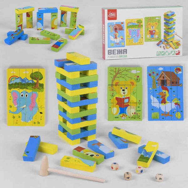 

Деревянная игра 55632 (24) "Башня" в коробке