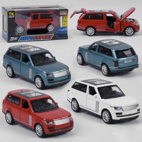 

Машина металлическая 72655 (72/2) "Auto Expert", 3 цвета, свет, звук, инерция, открываются двери, в коробке