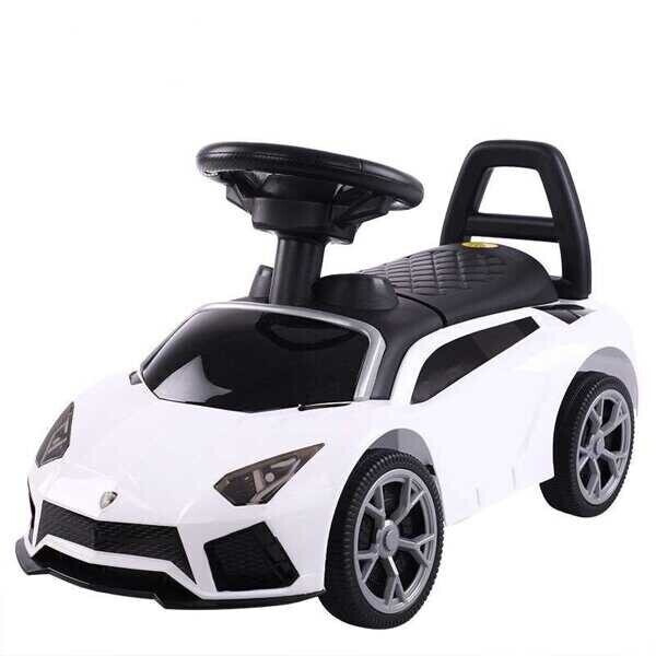 

Машина-толокар LB 309 JOY (1) цвет БЕЛЫЙ, РУССКОЕ ОЗВУЧИВАНИЕ, МУЗЫКАЛЬНЫЙ РУЛЬ, БАГАЖНИК