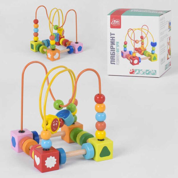 

Деревянная игра "Логика" 44526 (12) "Fun Game", в коробке