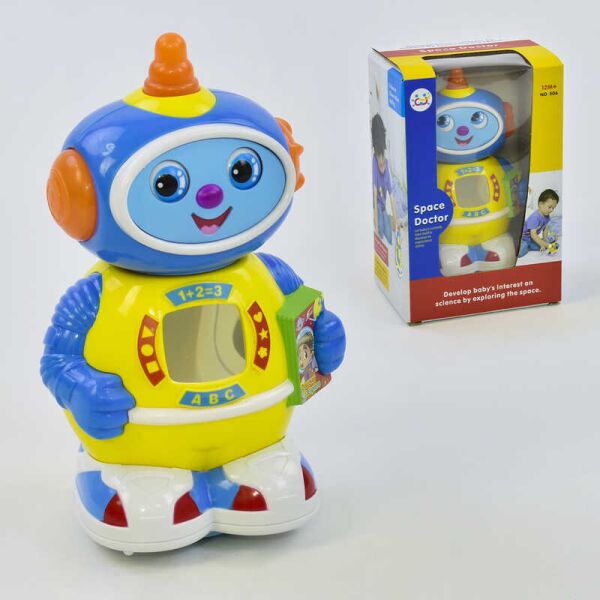 

Робот Космический доктор 506 (48/2) "Huile Toys", песня на англ. языке, подсветка, движение от батареек, свет, в коробке