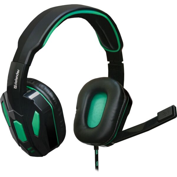 

Гарнитура Defender Warhead G-275 Green + Black (64122) (6315353)