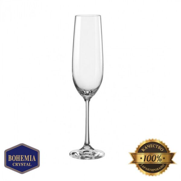 

Набор фужеров (бокалов) для шампанского Bohemia Viola 190 мл 6 шт (b407290)
