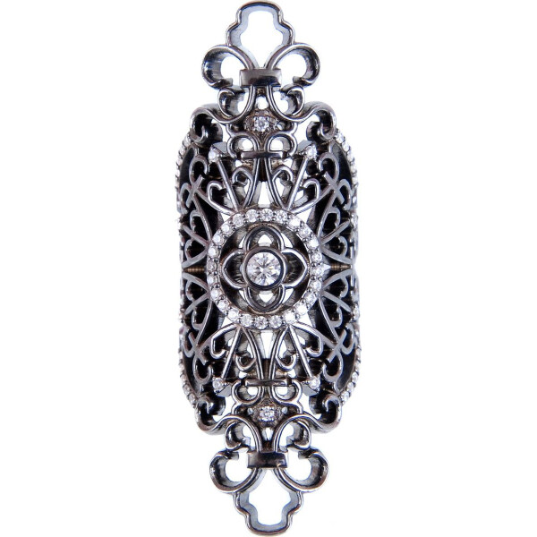 

Кольцо из серебра с куб. циркониями, размер 22.5 (1509686)