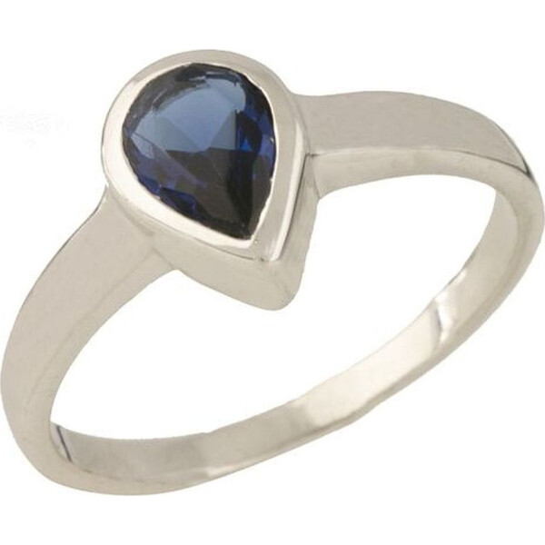 

Кольцо из серебра с сапфиром (синт.), размер 18.5 (1538238)