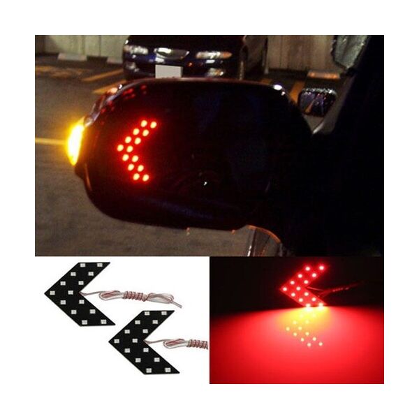 

LED указатели поворота зеркала заднего вида ОЕМ, красные, пара