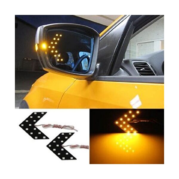 

LED указатели поворота зеркала заднего вида ОЕМ, желтые, пара