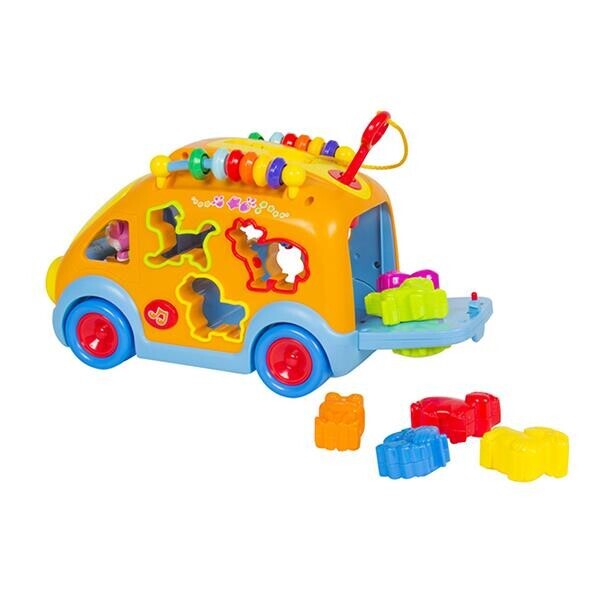 

Игрушка Веселый автобус Hola Toys 14х24х16,5 см Разноцветный