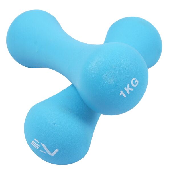 

Гантели виниловые (SV-HK0029) SportVida 2х1 кг Голубой