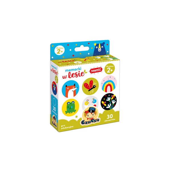 

Игра мемори В лесу CzuCzu 5,5 см Разноцветный