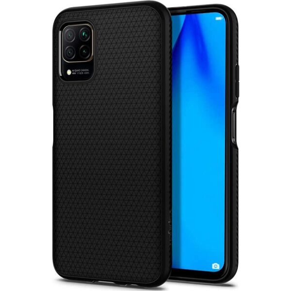

Чехол Spigen для Huawei P40 Lite (Nova 6 SE) Liquid Air, Matte Black (ACS00972)