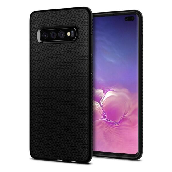 

Чехол Spigen для Samsung Galaxy S10 Plus Liquid Air, Matte Black (606CS25764)