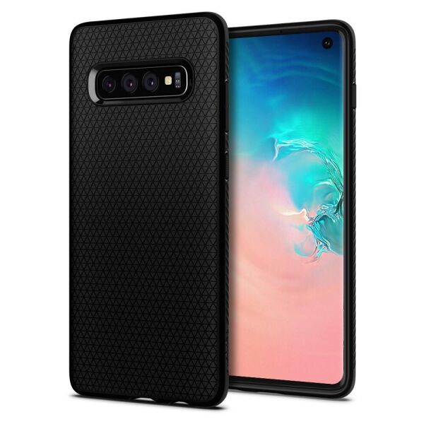 

Чехол Spigen для Samsung Galaxy S10 Liquid Air, Matte Black (605CS25799)