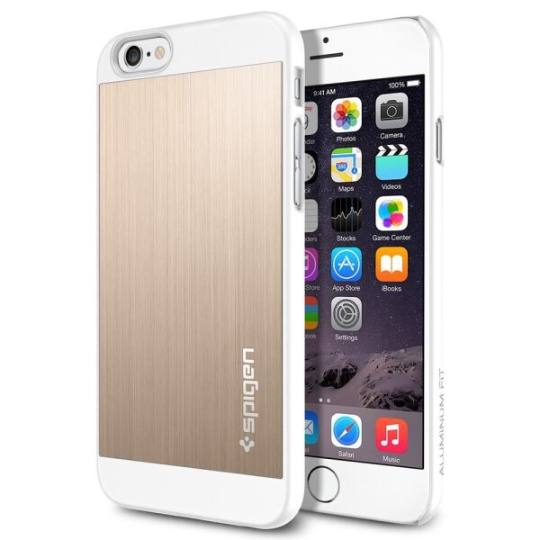 

Чехол Spigen для iPhone 6s / 6 Aluminum Fit, Champagne Gold
