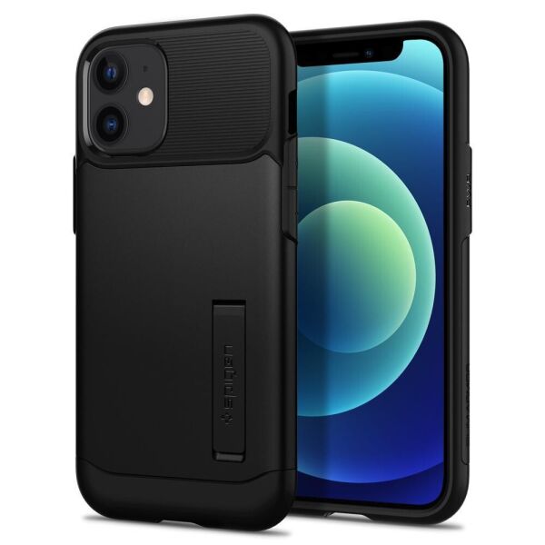 

Чехол Spigen для iPhone 12 Mini 5.4" (2020) Slim Armor, Black (ACS01545)