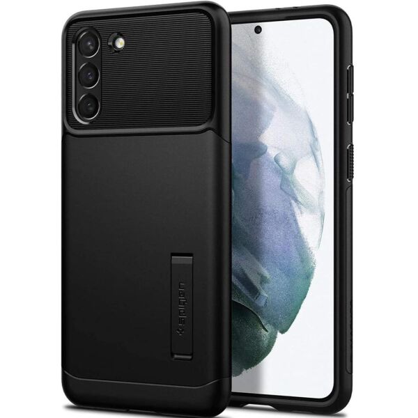 

Чехол Spigen для Samsung Galaxy S21+ Plus - Slim Armor, Black (ACS02410)