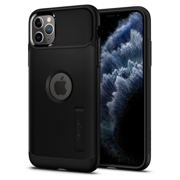 

Чехол Spigen для iPhone 11 Pro Slim Armor, Black (077CS27099)