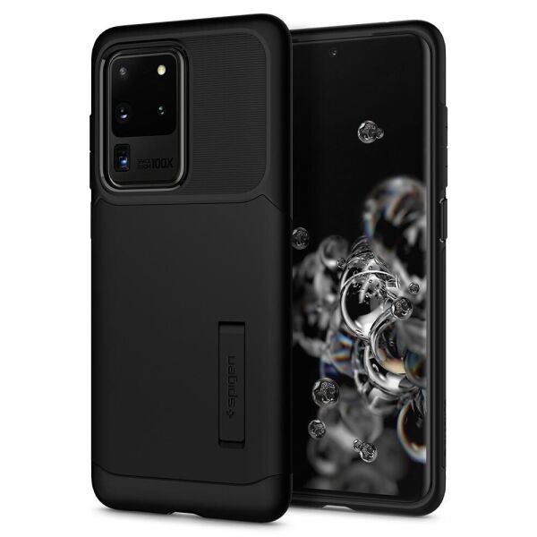 

Чехол Spigen для Samsung Galaxy S20 Ultra Slim Armor, Black (ACS00636)
