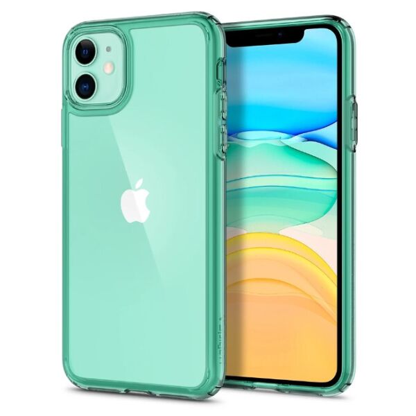 

Чехол Spigen для iPhone 11 Ultra Hybrid, Green Crystal (ACS00406)