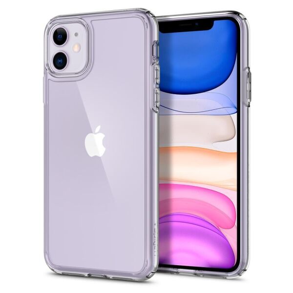

Чехол Spigen для iPhone 11 Ultra Hybrid, Crystal Clear (076CS27185)