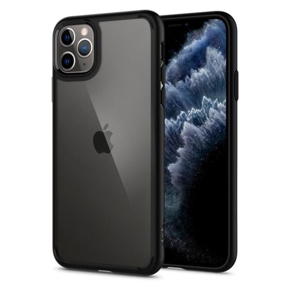 

Чехол Spigen для iPhone 11 Pro Max Ultra Hybrid, Matte Black (075CS27136)