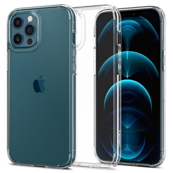 

Чехол Spigen для iPhone 12 Pro Max Ultra Hybrid, Crystal Clear (ACS01618)