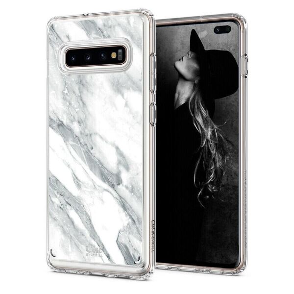 

Чехол Spigen для Samsung Galaxy S10 Ciel by CYRILL, White Marble (605CS25824)