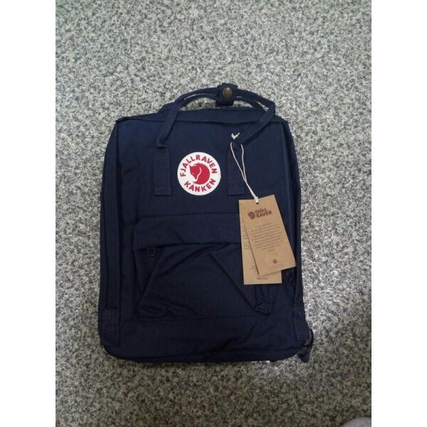 

Рюкзак Fjallraven Kanken Classic темно-синий подростковый рюкзак