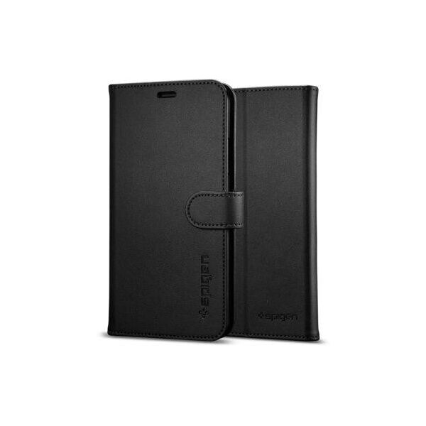 

Книжка-Чехол Spigen для iPhone X Wallet S, Black (057CS22176)