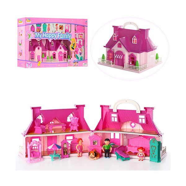 

Кукольный домик Tiny dreams 88,5х44х13,5 см Розовый