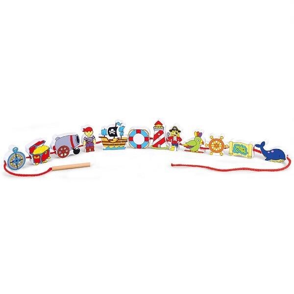 

Шнуровка Пират Viga Toys 19х20,5х4,5 см Разноцветный
